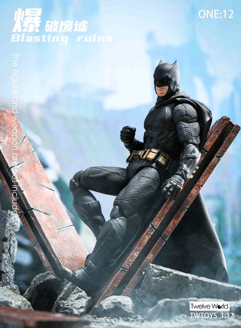 Blasting ruins scene platform
