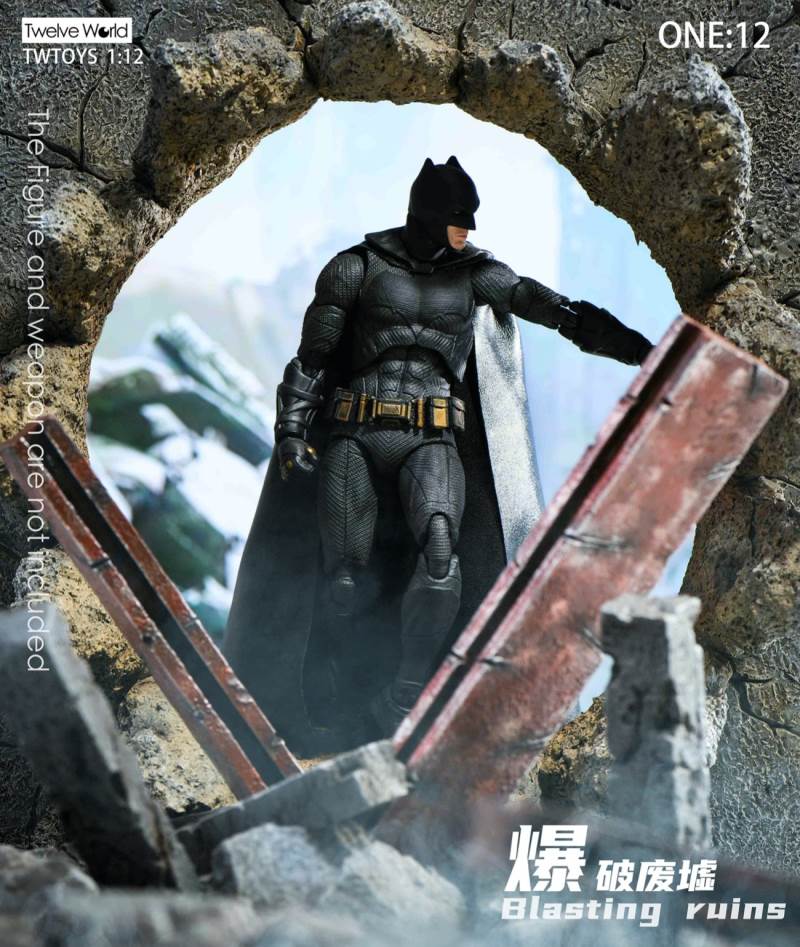 Blasting ruins scene platform