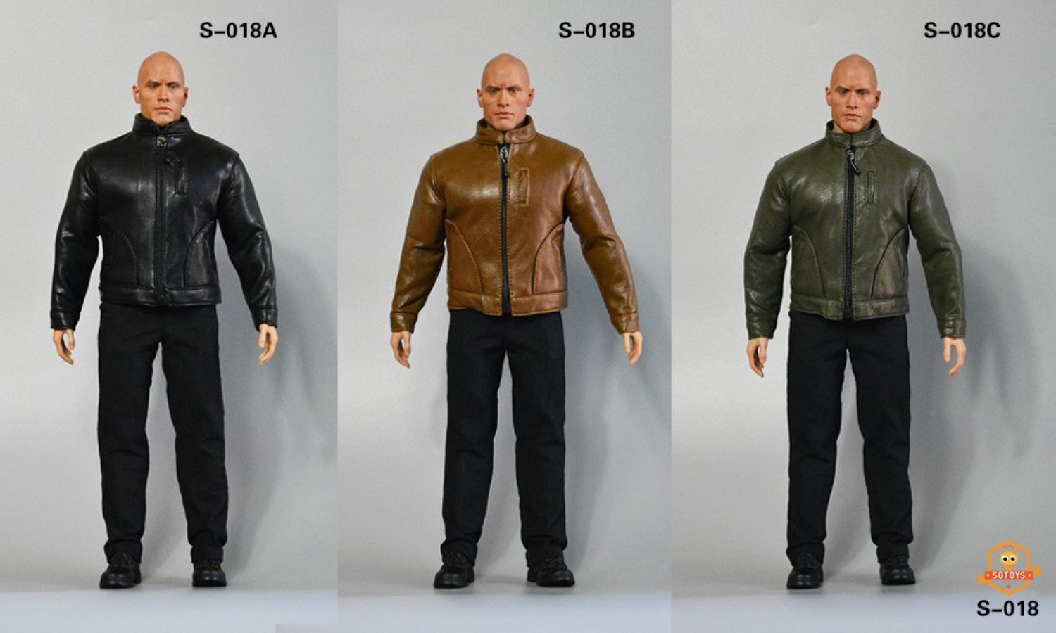 1/6 men's leather suit (S-018)