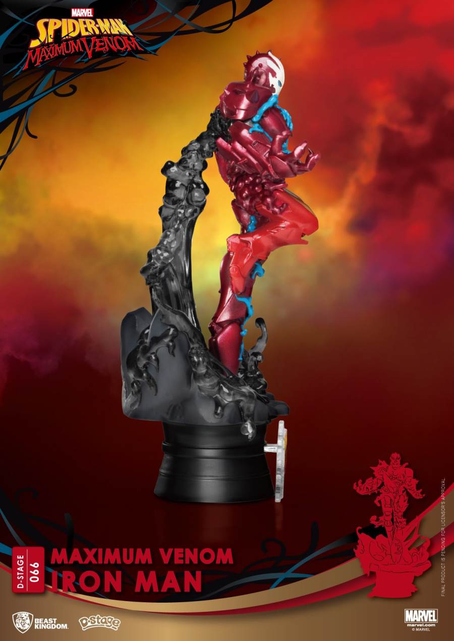 Venom Series-Captain America Iron Man Spiderman Groot Statue