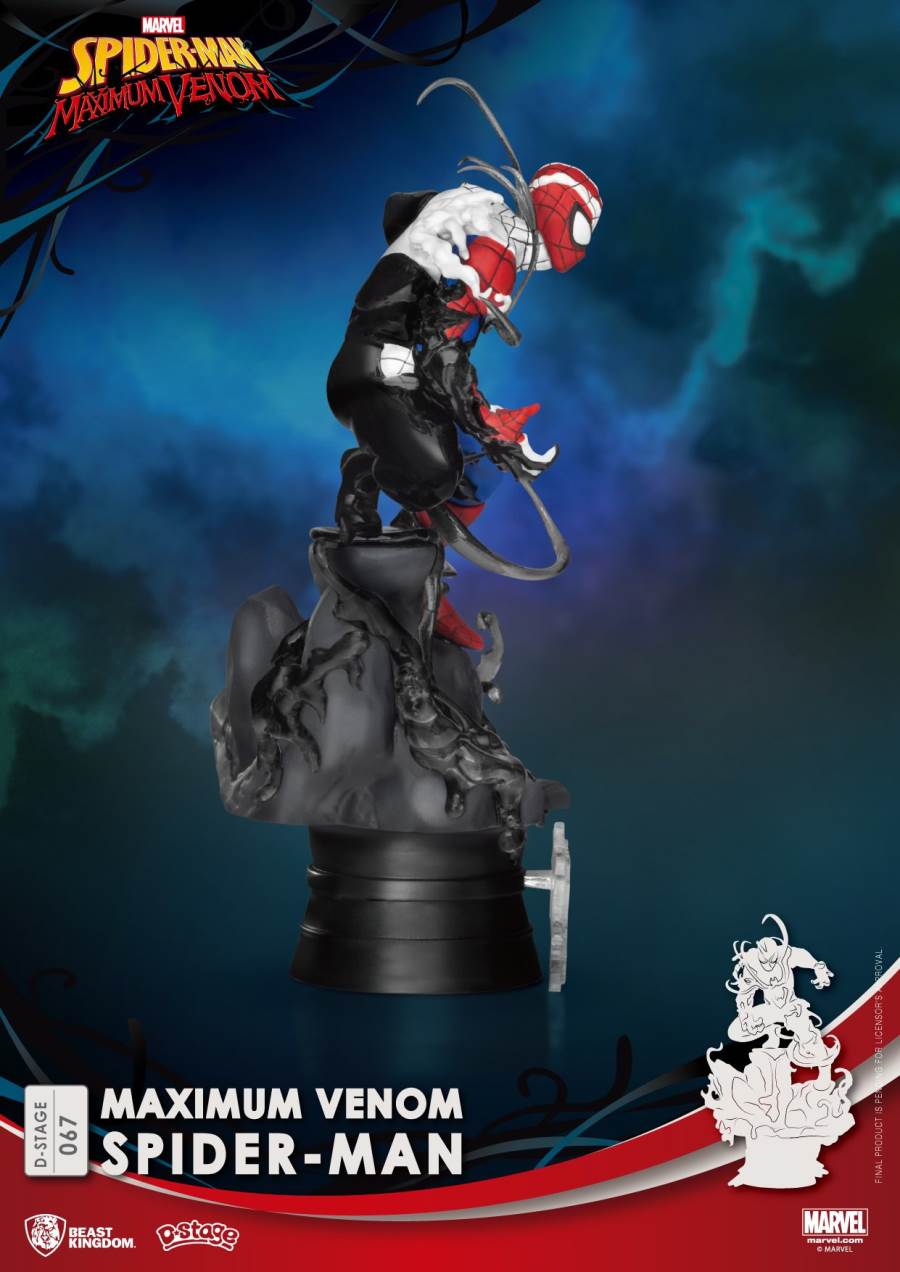 Venom Series-Captain America Iron Man Spiderman Groot Statue