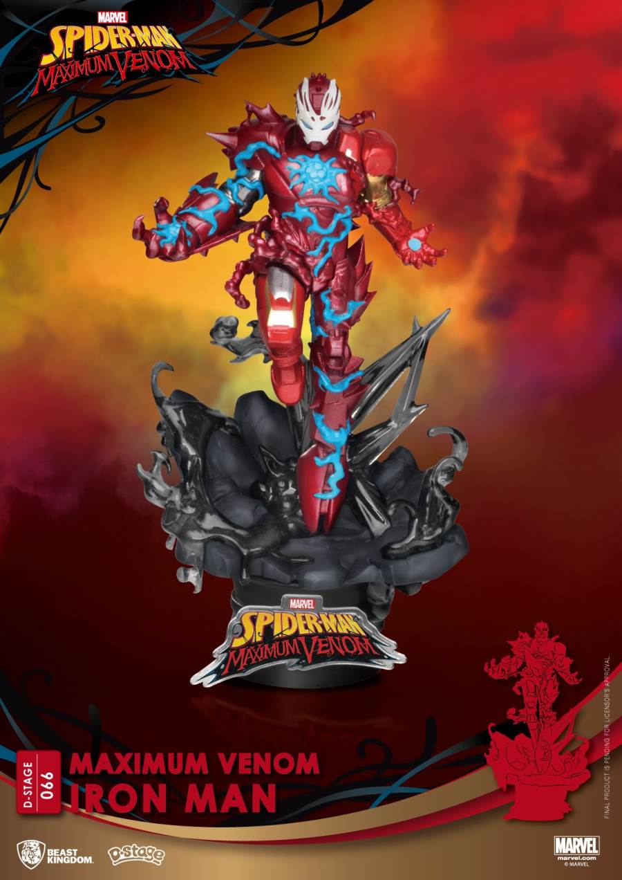 Venom Series-Captain America Iron Man Spiderman Groot Statue