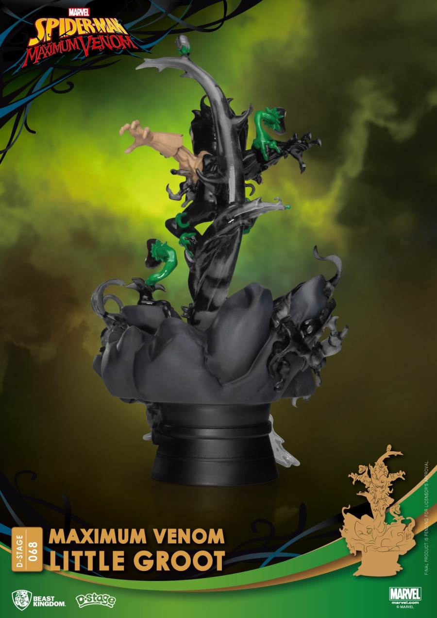 Venom Series-Captain America Iron Man Spiderman Groot Statue