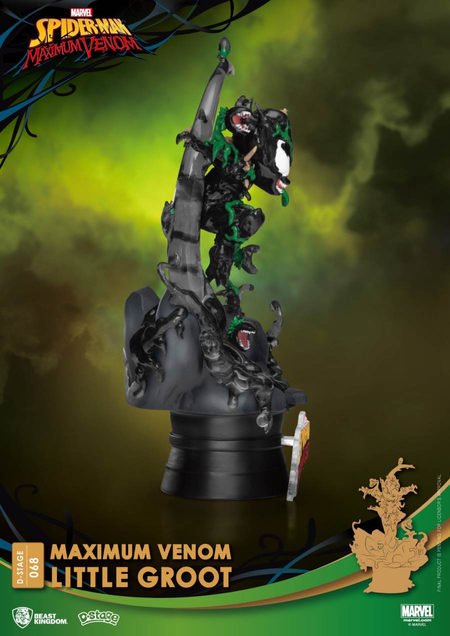 Venom Series-Captain America Iron Man Spiderman Groot Statue