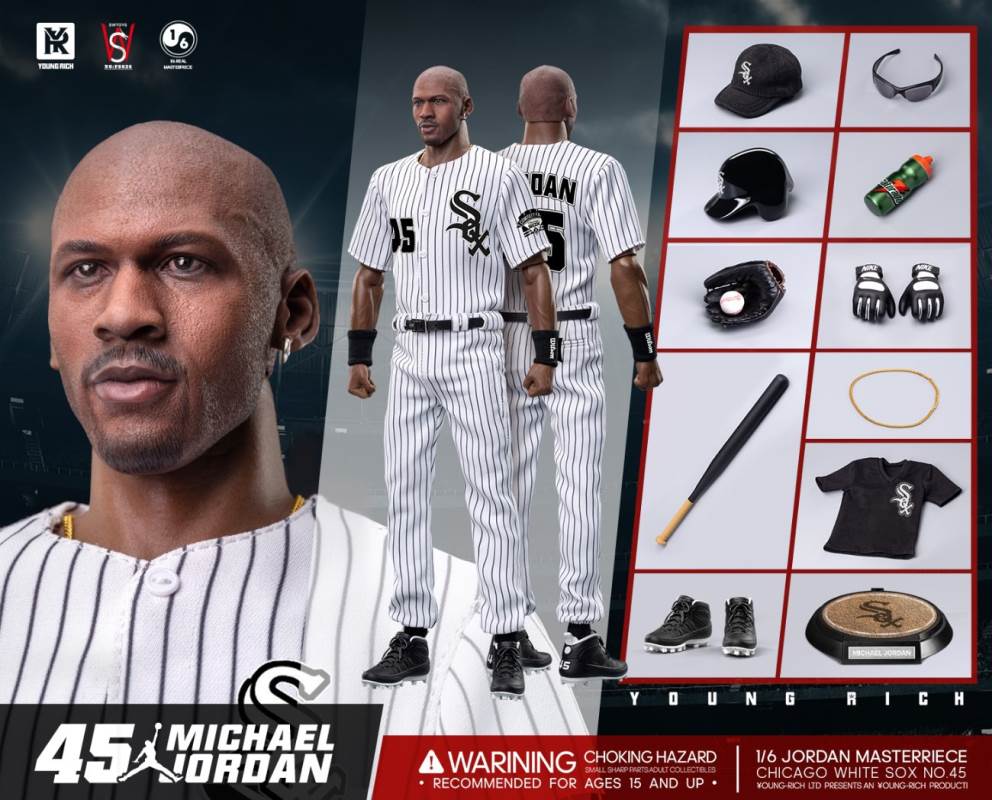 1/6 White Sox No. 45 baseball player