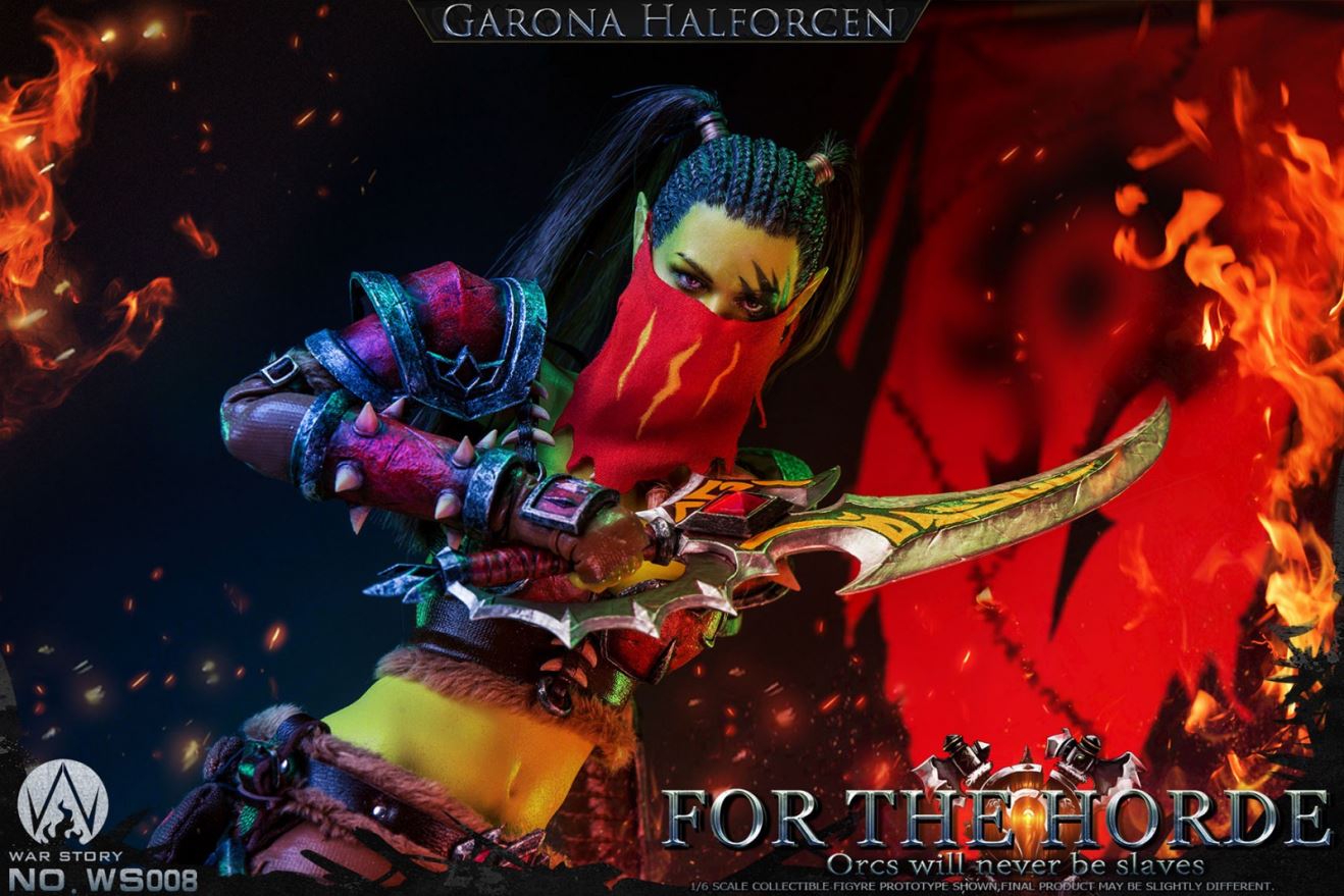 1/6 Soldier human, Orc Assassin,  For the Horde（#WS008）