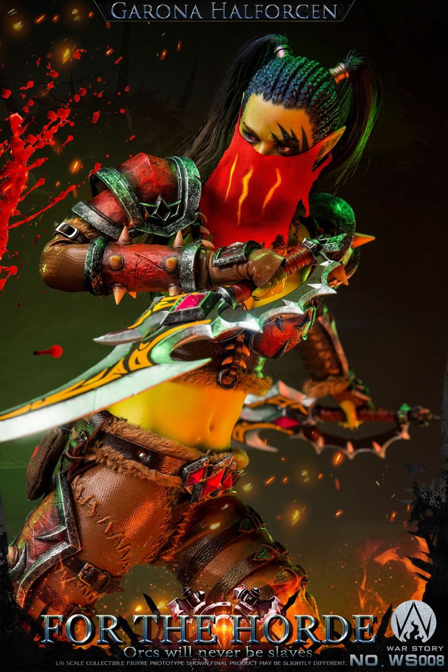 1/6 Soldier human, Orc Assassin,  For the Horde（#WS008）