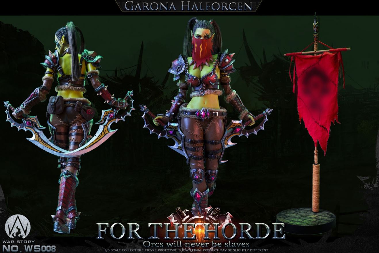 1/6 Soldier human, Orc Assassin,  For the Horde（#WS008）