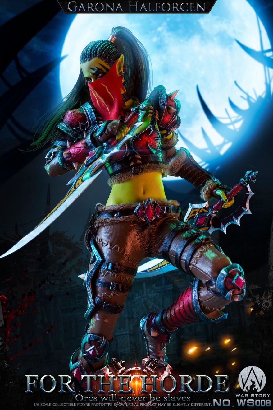 1/6 Soldier human, Orc Assassin,  For the Horde（#WS008）
