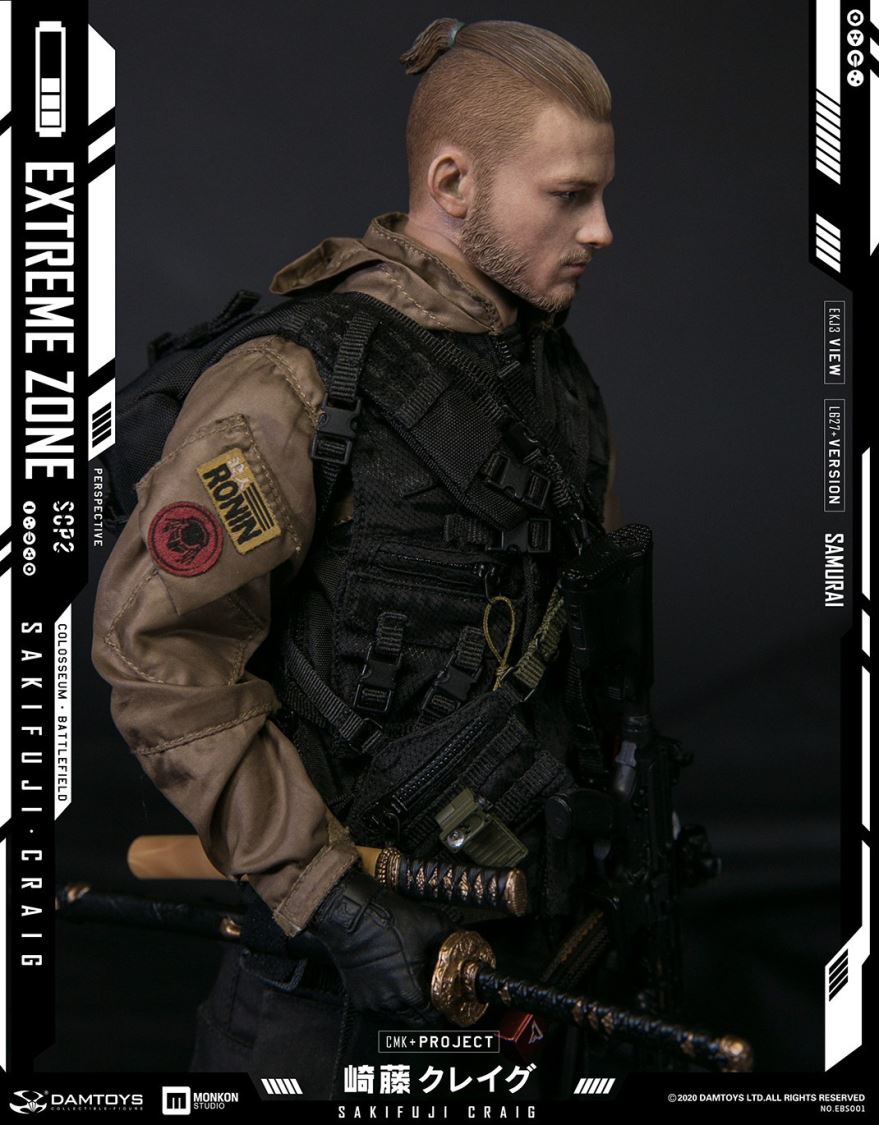 1/6th scale EXTREMEZONE Samurai SAKIFUJICRAIG