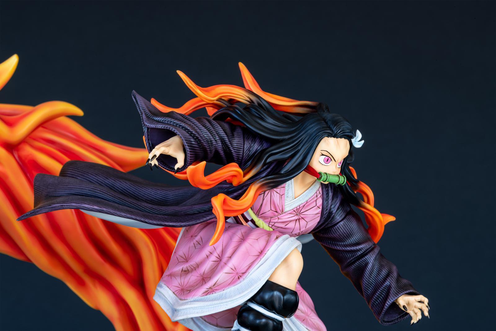 Demon Slayer Tanjiro Kamado and Nezuko Kamado Scale 1/4