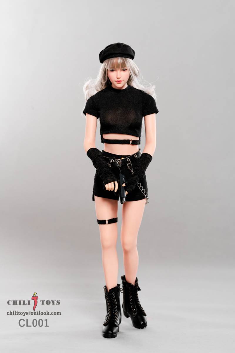 1/6 Fashion Women's Wear 1 : CL001 Salt and Sweet Plaid Skirt Set- Eva