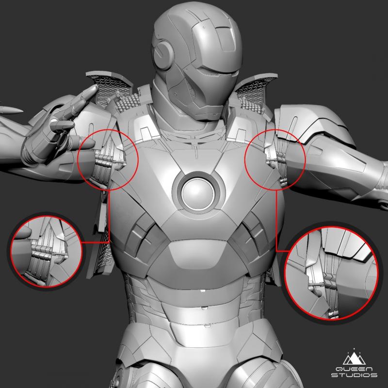 Iron Man MK7: Avengers 1/2 Scale Statue