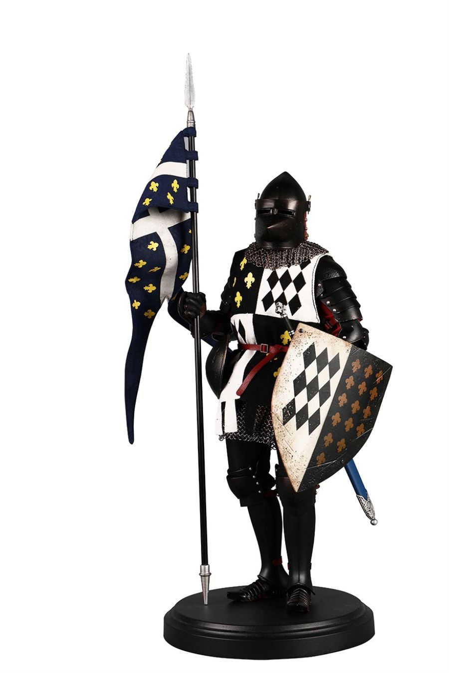 1/6 SE2001 SERIES OF EMPIRES (DIECAST ALLOY) - GENERAL GUARDS (BLACK KNIGHTS WF LIMITED VERSION)