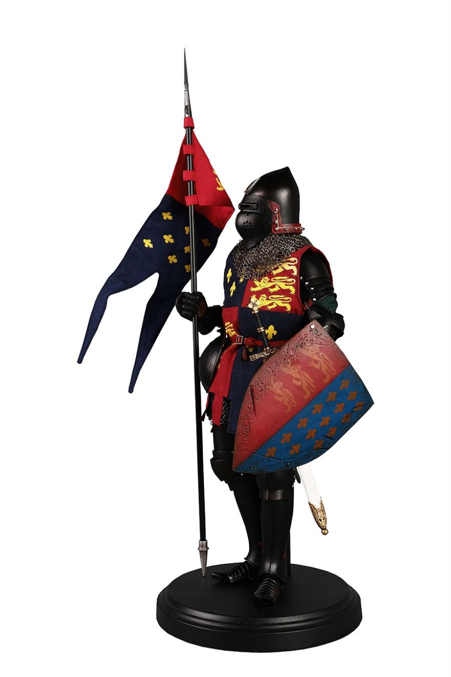 1/6 SE2002 SERIES OF EMPIRES (DIECAST ALLOY) - HEAVY ARMOR GUARDS  (BLACK KNIGHTS WF LIMITED VERSION)