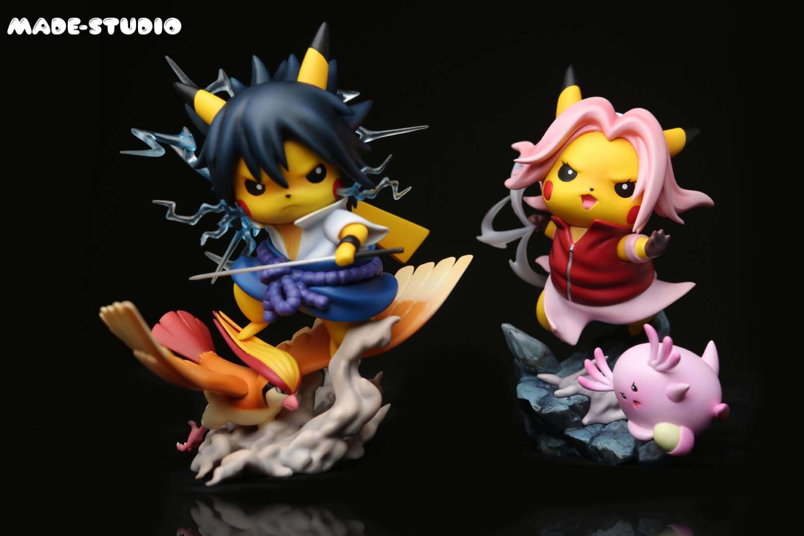 Pikachu Cos Sasuke & Sakura & Itachi