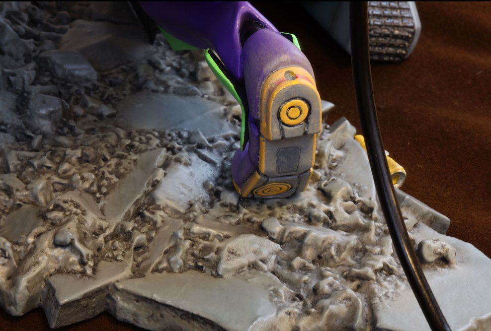 Ocean Hall EVANGELION Movie Scene STATUE