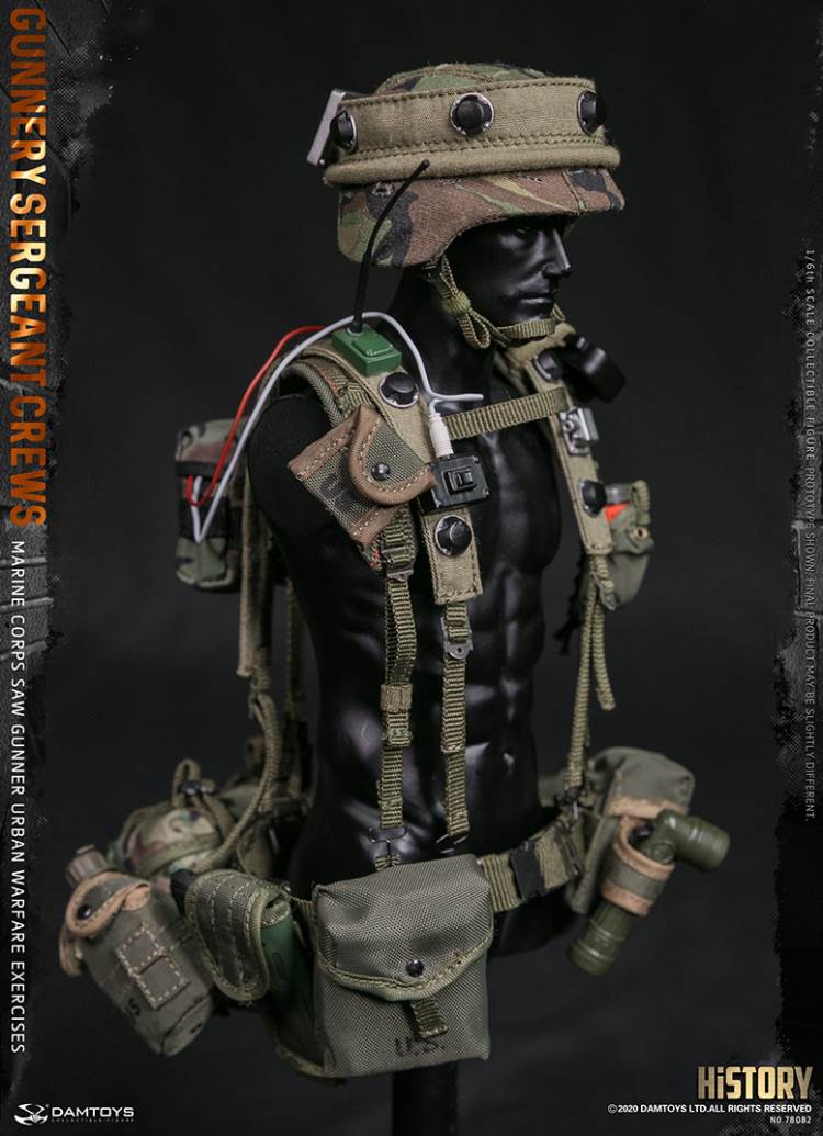 1/6 Marine Corps SAW GUNNER urban warfare exercises - Gunnery sergeant Crews
