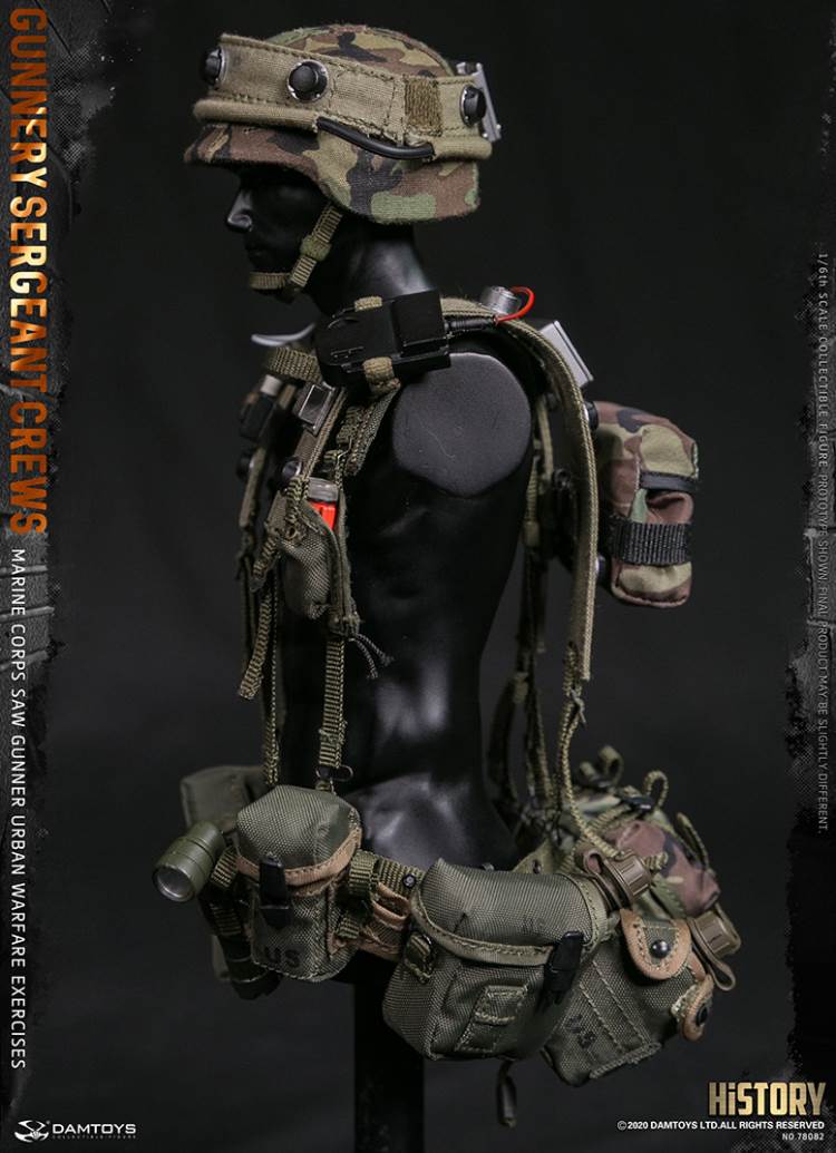 1/6 Marine Corps SAW GUNNER urban warfare exercises - Gunnery sergeant Crews