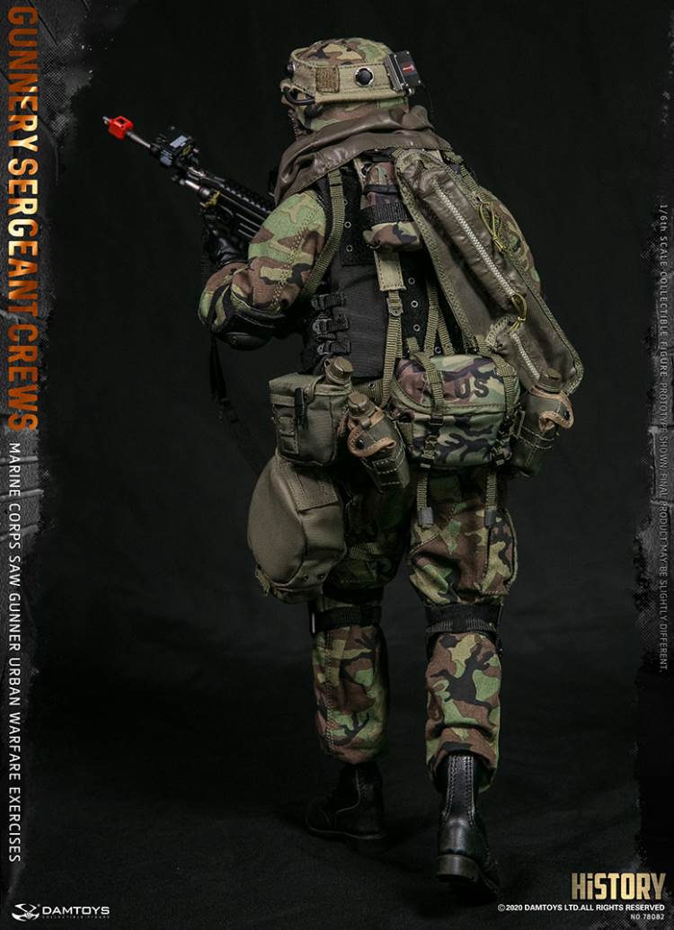 1/6 Marine Corps SAW GUNNER urban warfare exercises - Gunnery sergeant Crews