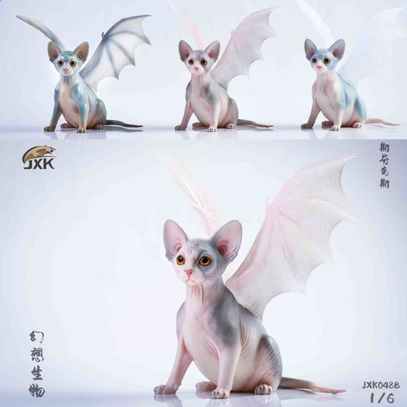 1/6 Fantasy Creature: Hairless Cat Sphinx Manta JXK048