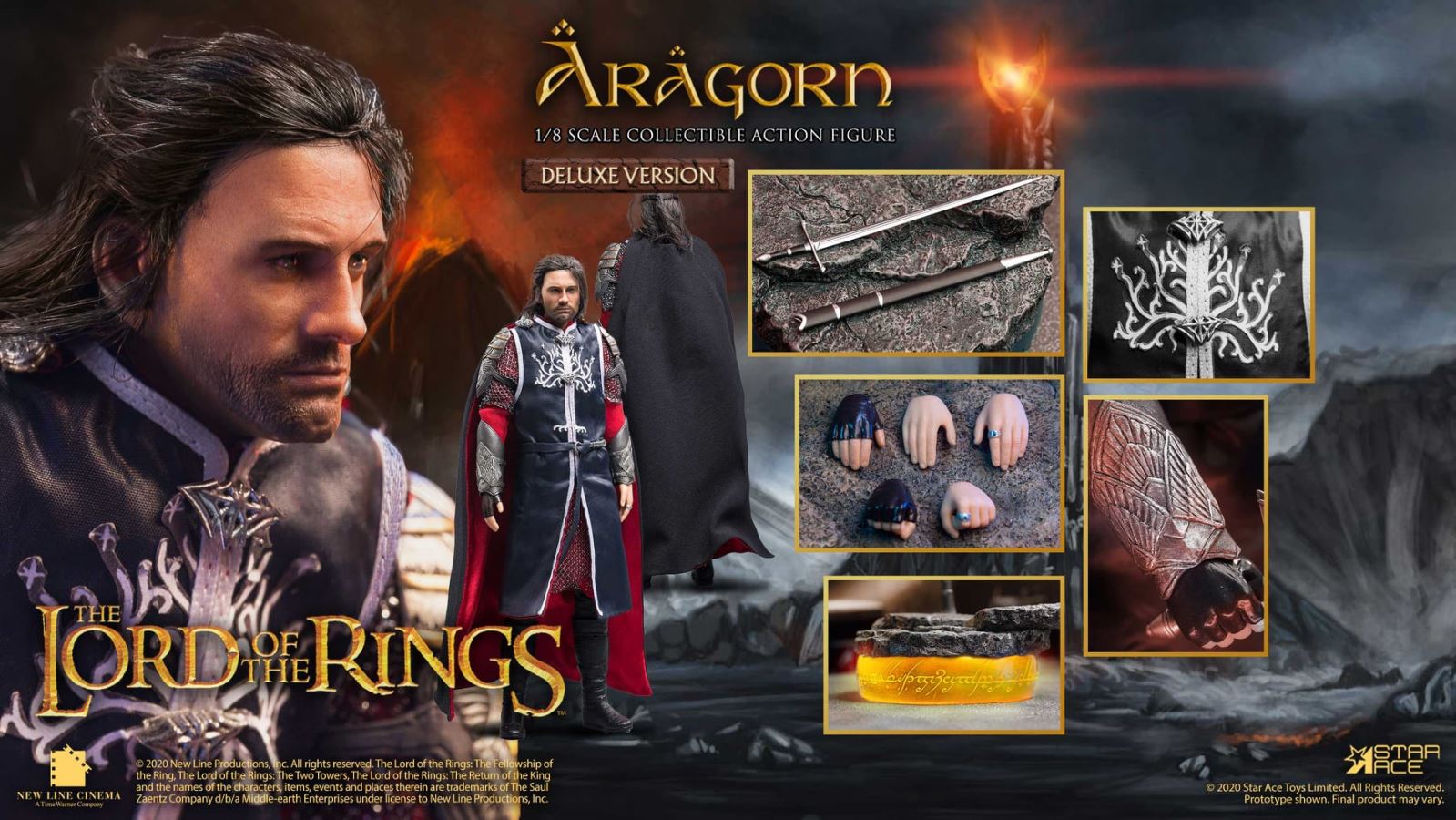 1/8 scale Lord of the Rings-Aragorn