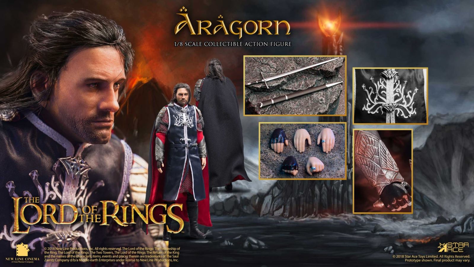 1/8 scale Lord of the Rings-Aragorn