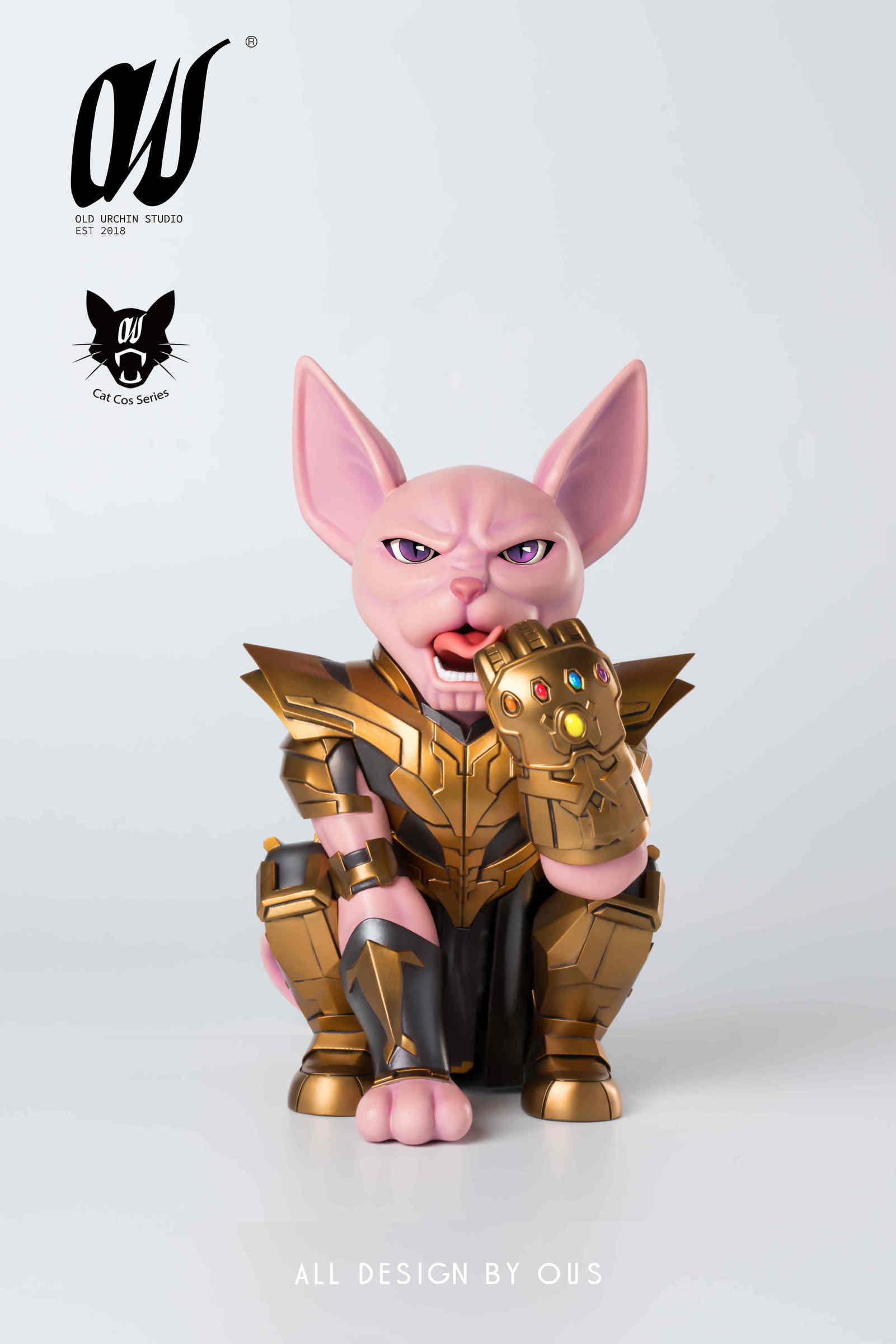 Sphynx Cat Cos Thanos