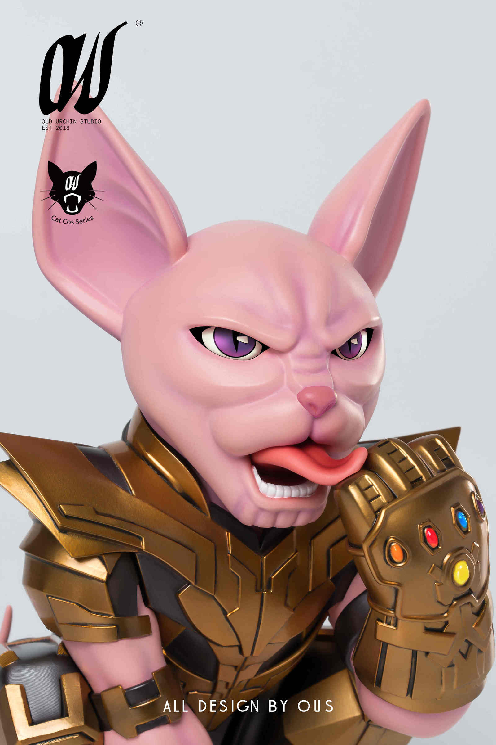 Sphynx Cat Cos Thanos