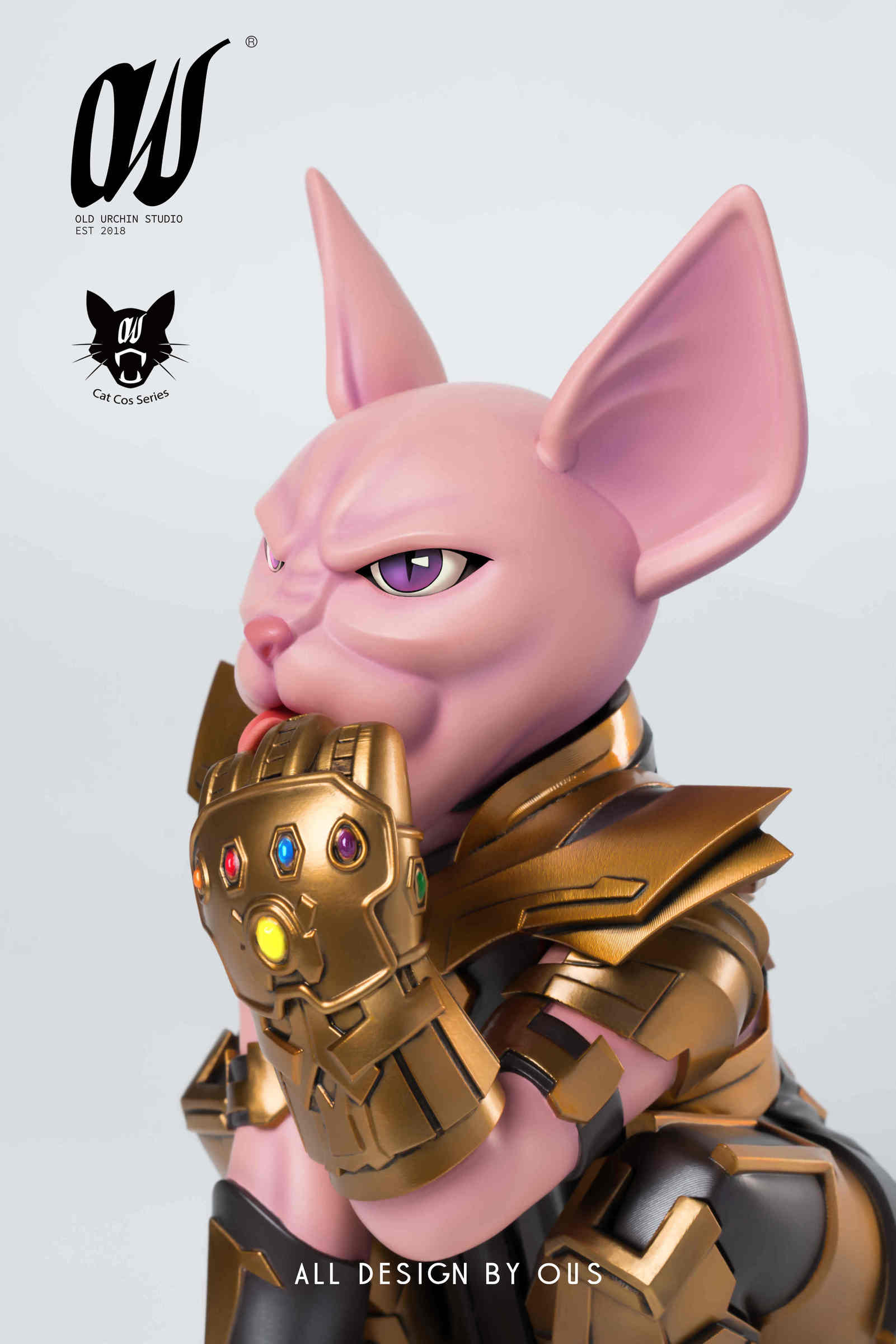 Sphynx Cat Cos Thanos