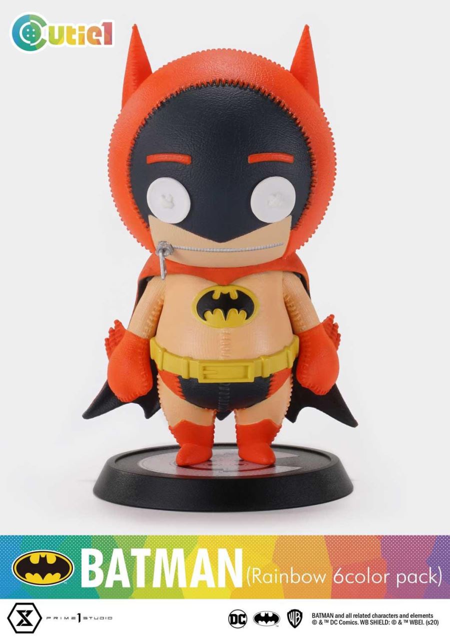 Cutie1 DC Series Batman Rainbow Six Colors Pack