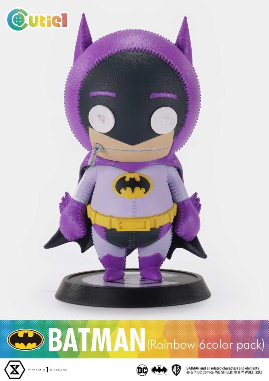 Cutie1 DC Series Batman Rainbow Six Colors Pack