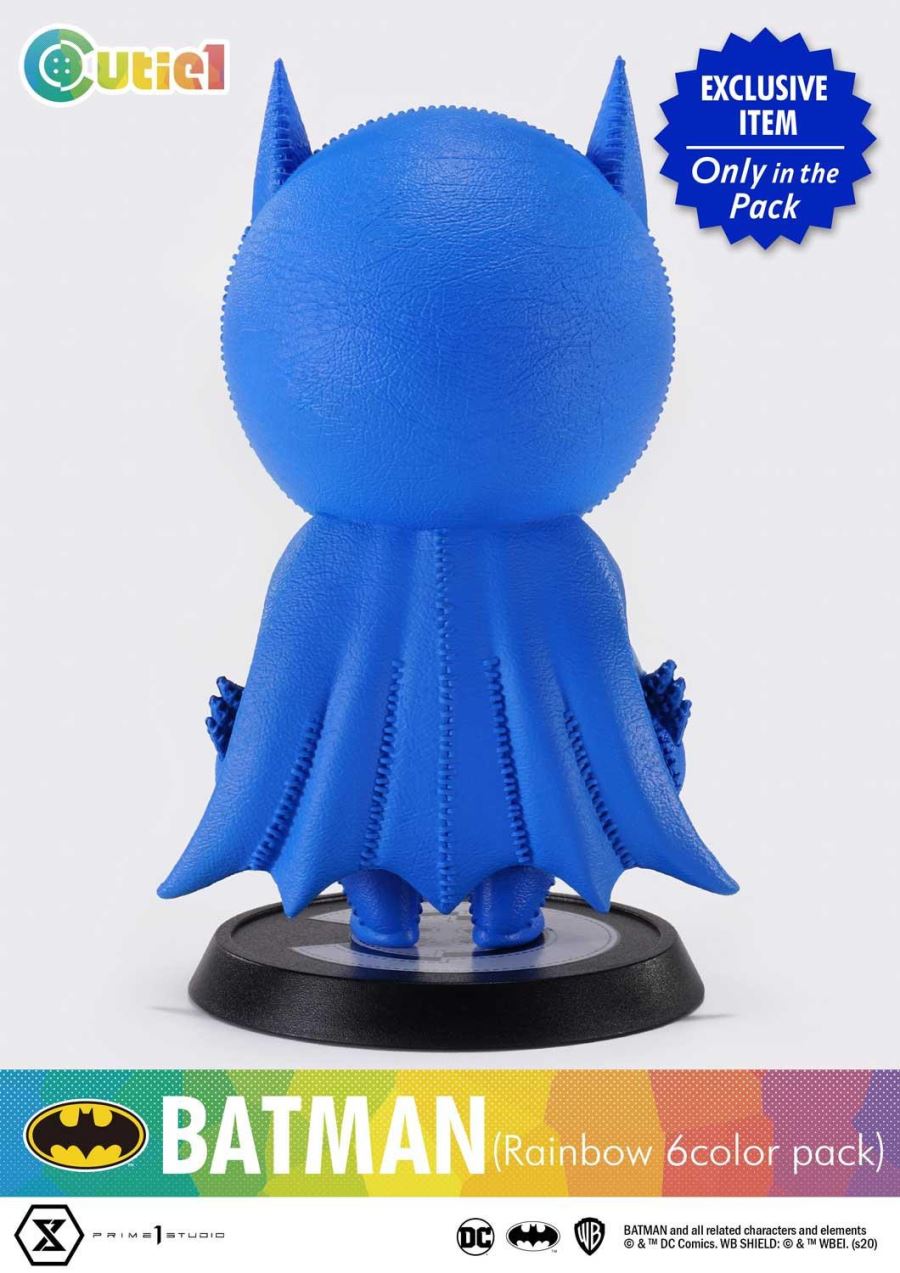Cutie1 DC Series Batman Rainbow Six Colors Pack