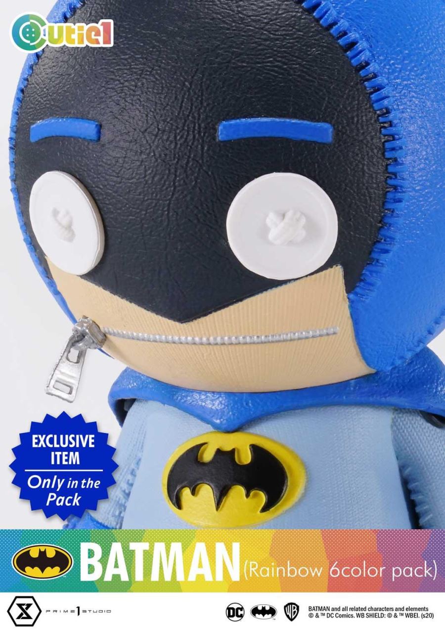 Cutie1 DC Series Batman Rainbow Six Colors Pack