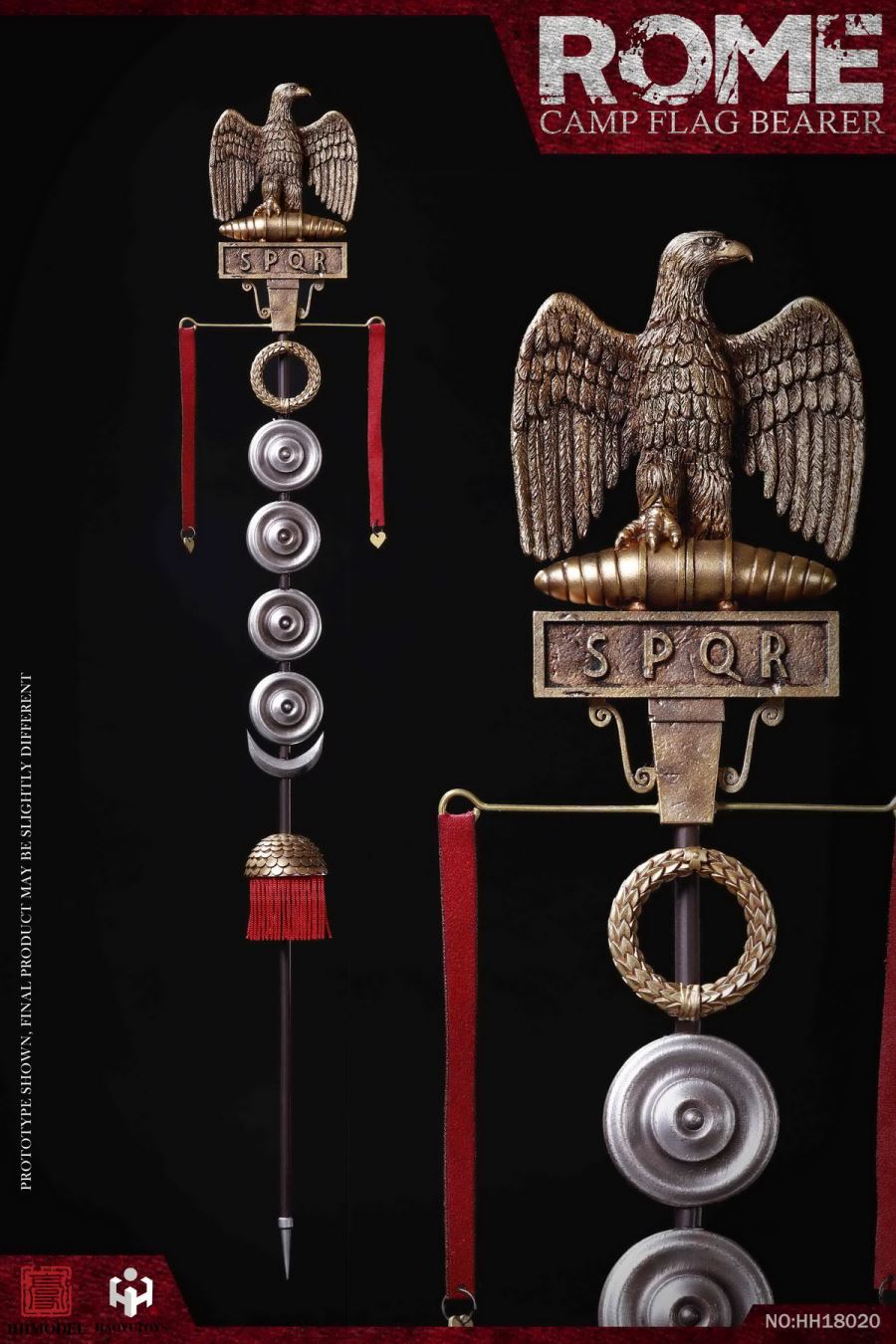 1/6  Imperial Army - Camp flag bearer