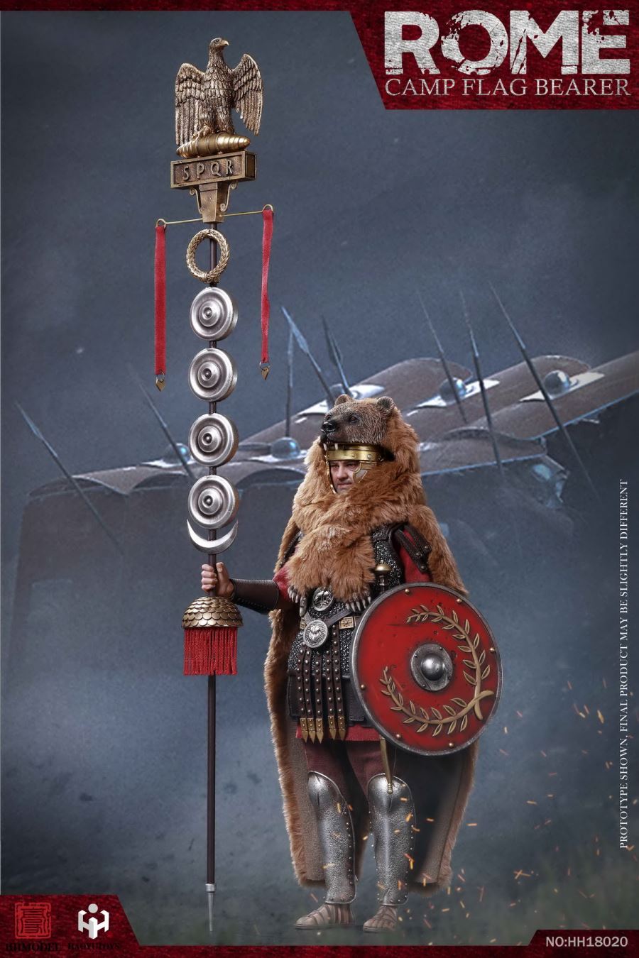 1/6  Imperial Army - Camp flag bearer