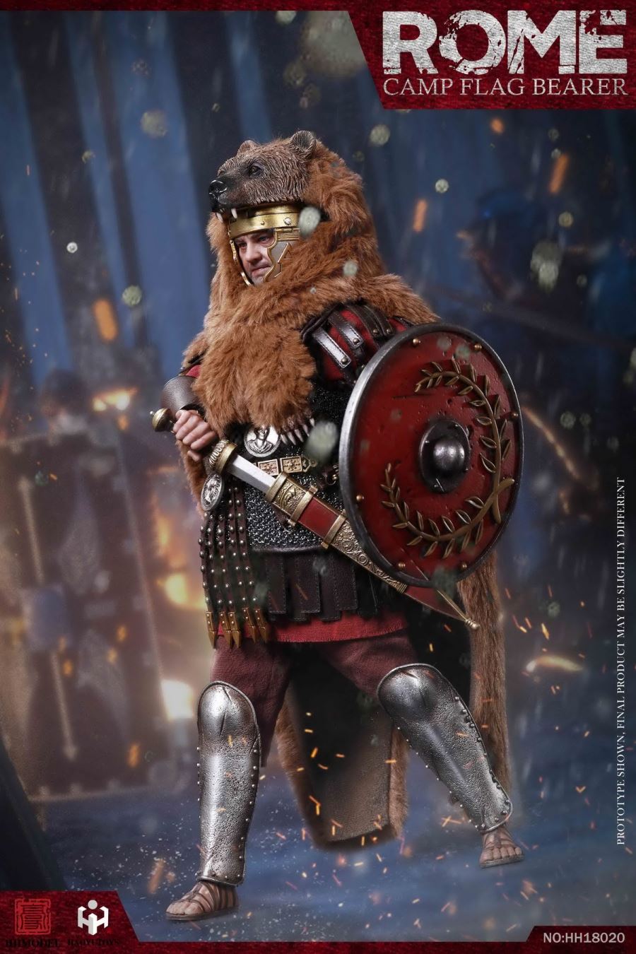 1/6  Imperial Army - Camp flag bearer