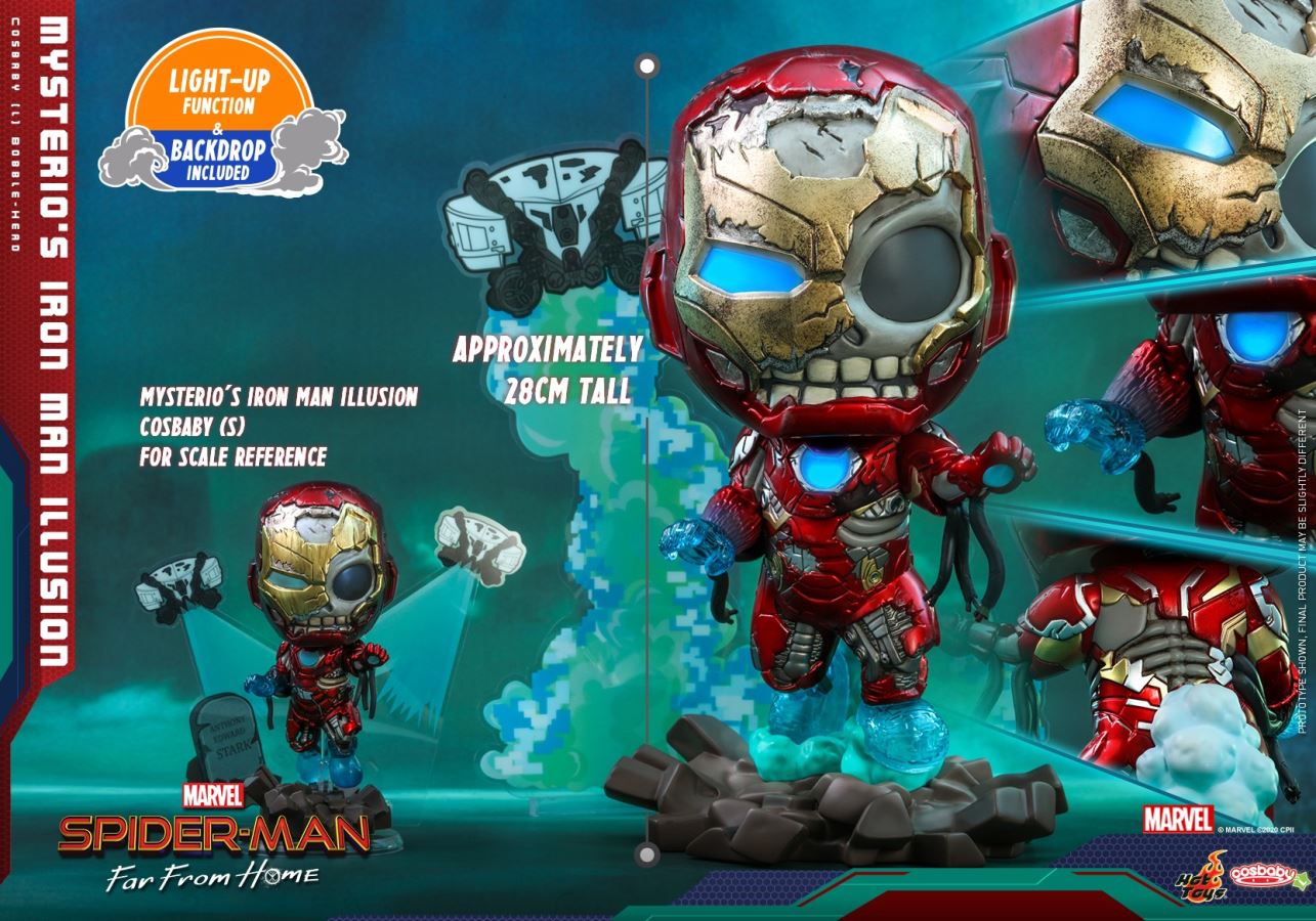 Mysterio’s Iron Man Illusion Cosbaby (L) Bobble-Head