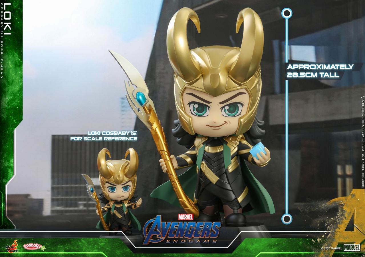 Avengers: Endgame - Loki Cosbaby (L) Bobble-Head