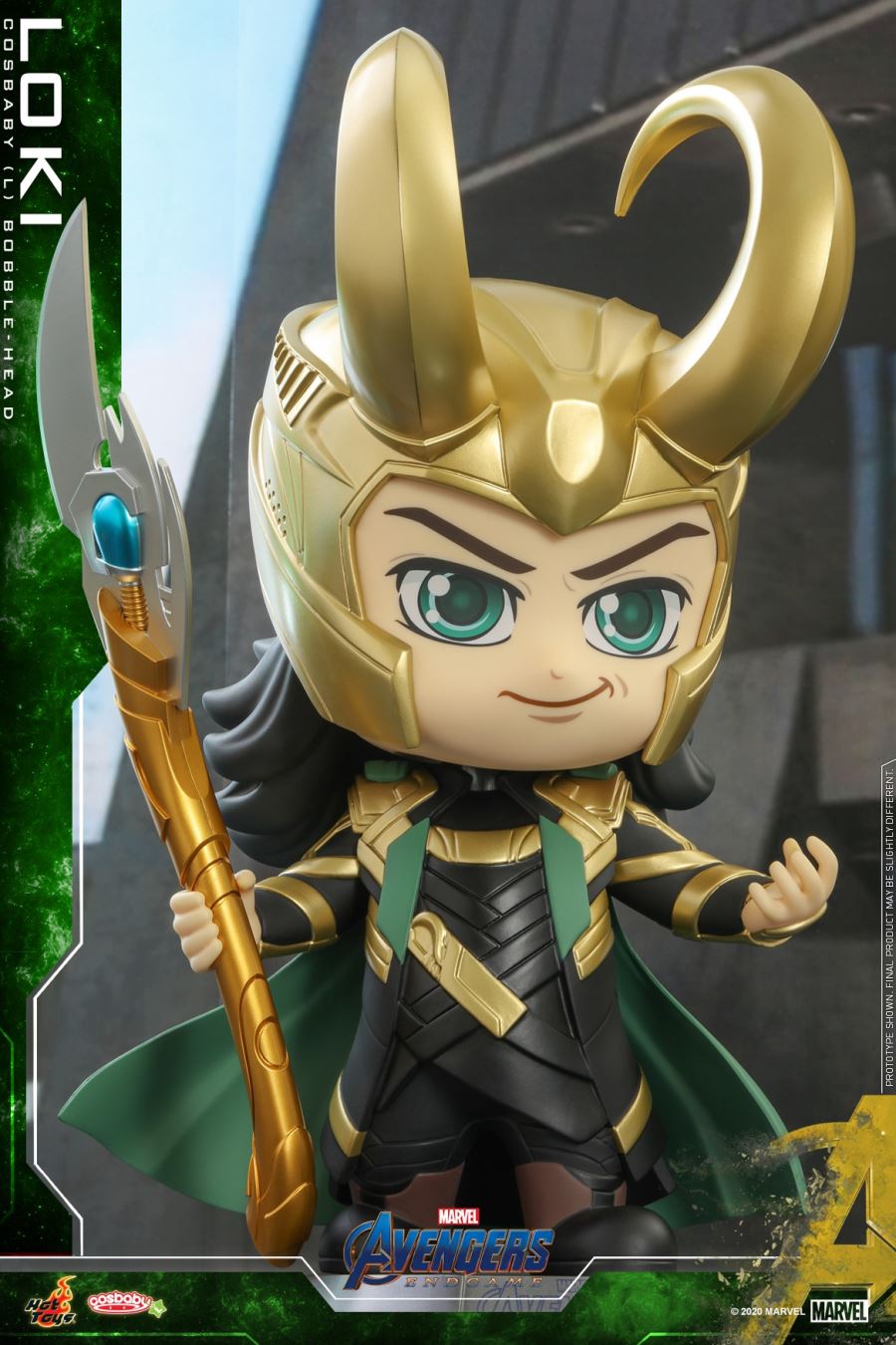 Avengers: Endgame - Loki Cosbaby (L) Bobble-Head