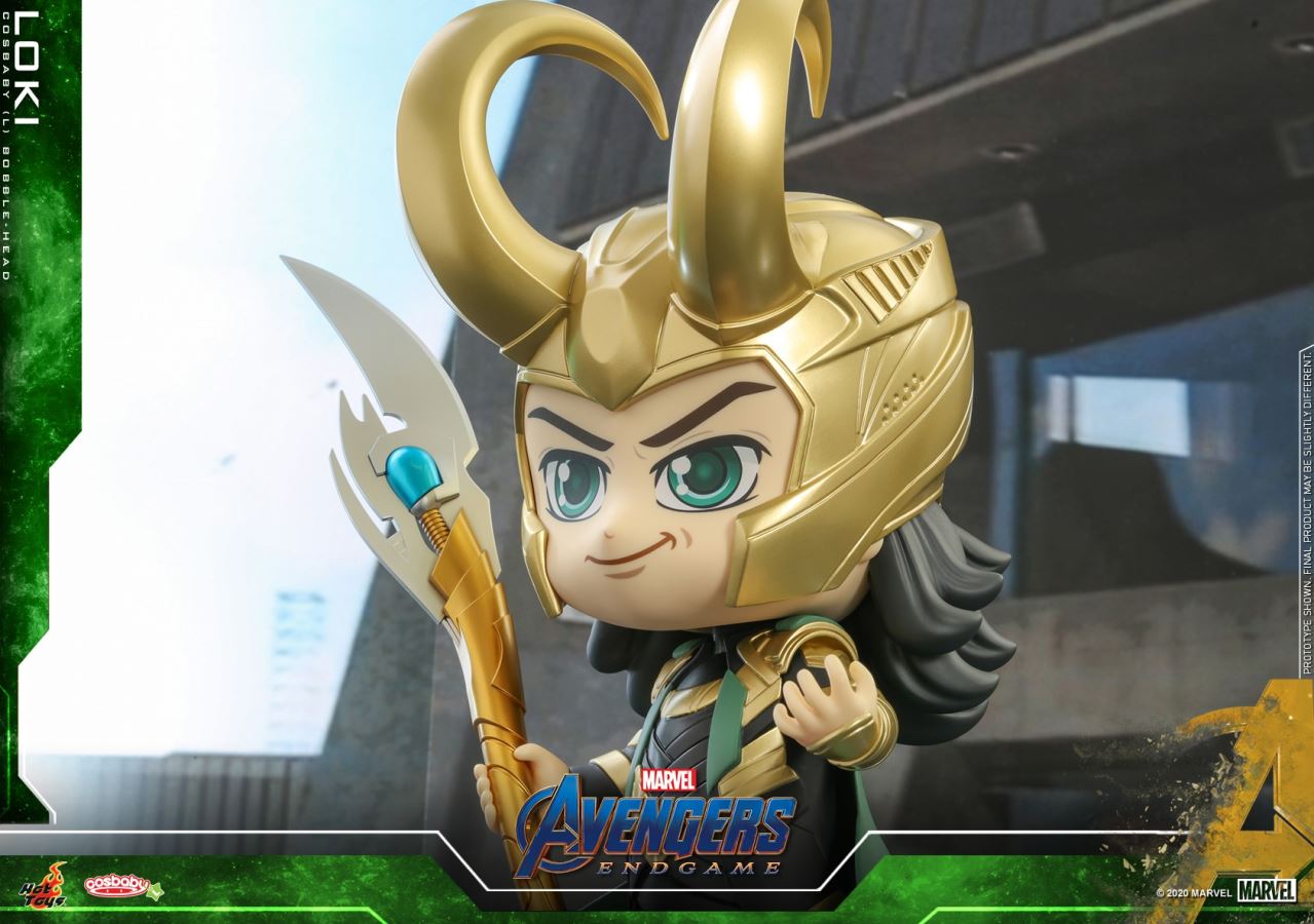 Avengers: Endgame - Loki Cosbaby (L) Bobble-Head