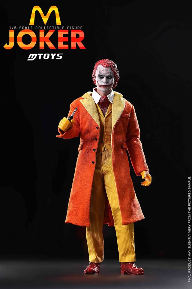 1/6 M record McDonald's Joker JOKER movable eye head carving + accessory bag