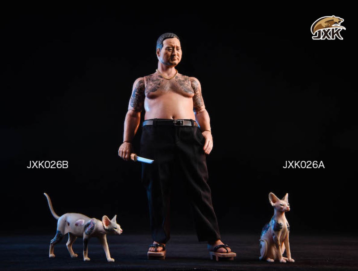 1/6 Tattooed Hairless Cat Sphinx