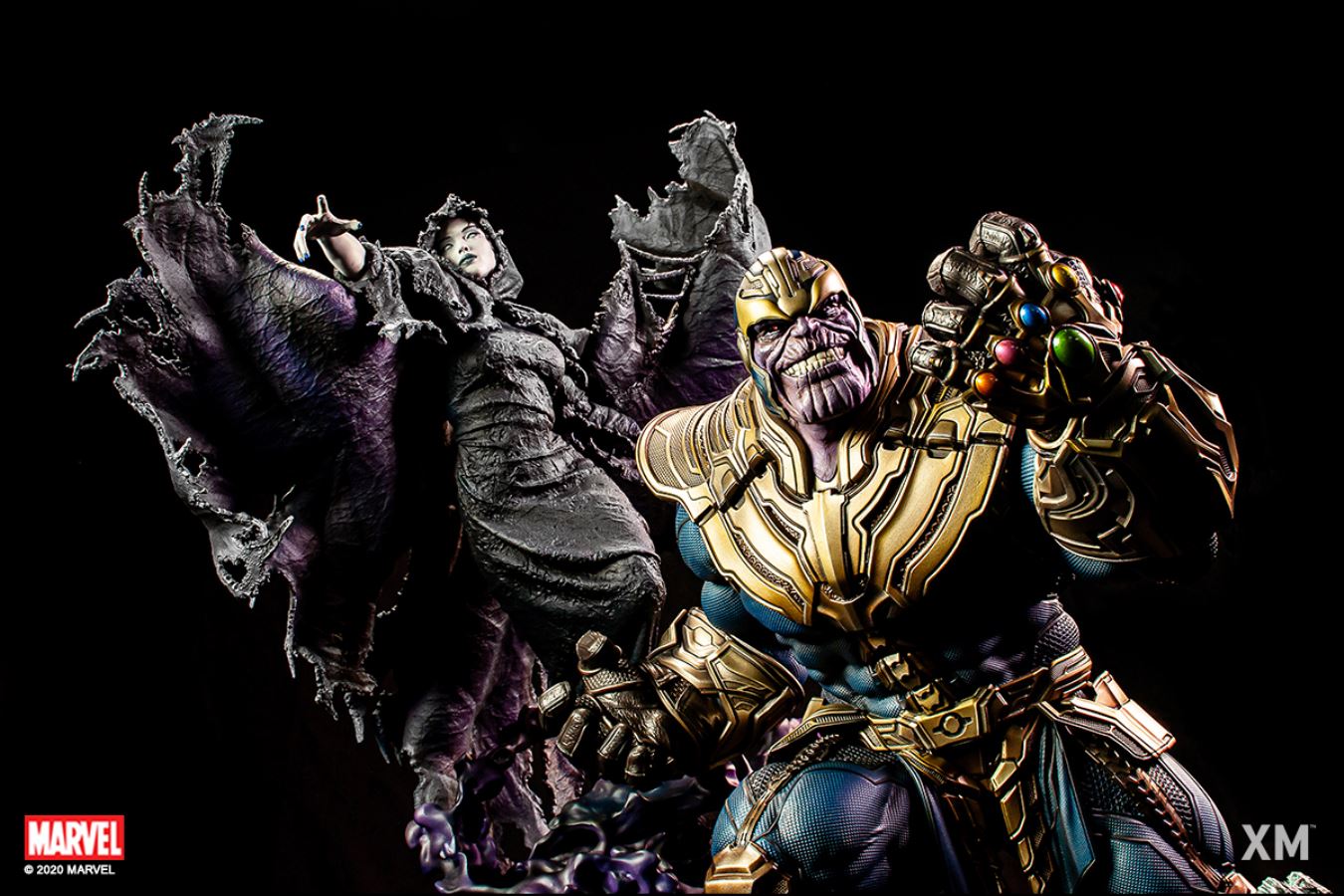 Thanos with Lady Death