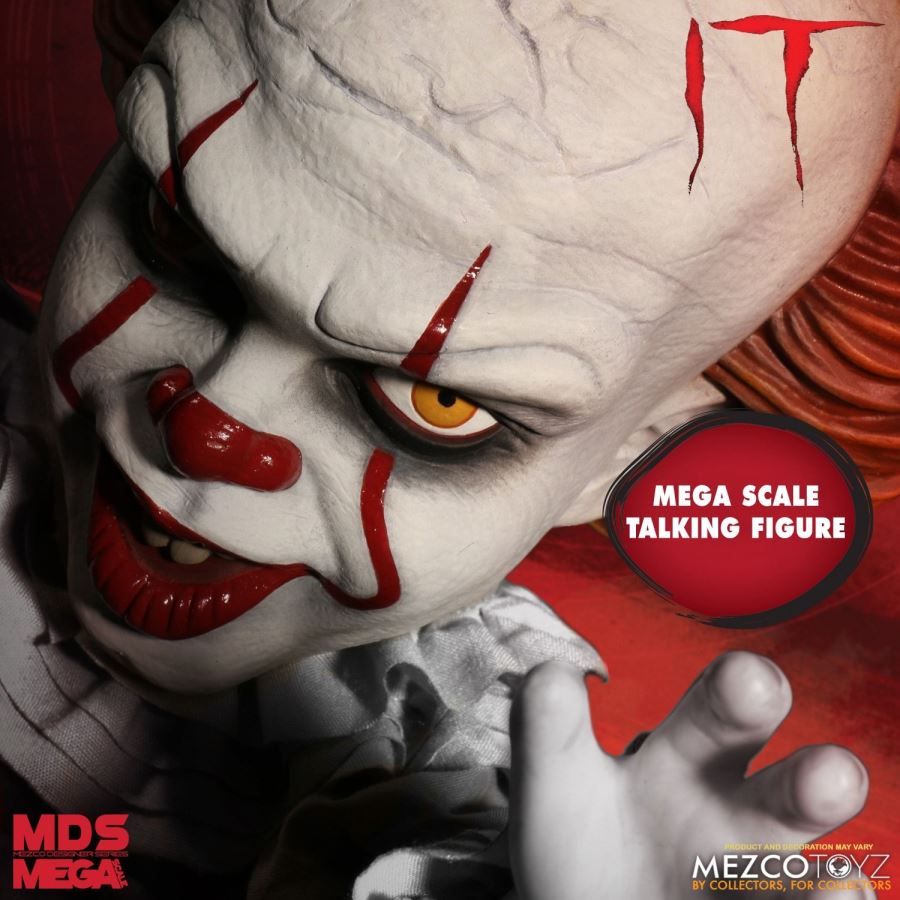 Mezco Designer Series Mega Scale Talking Pennywise Figure (IT)