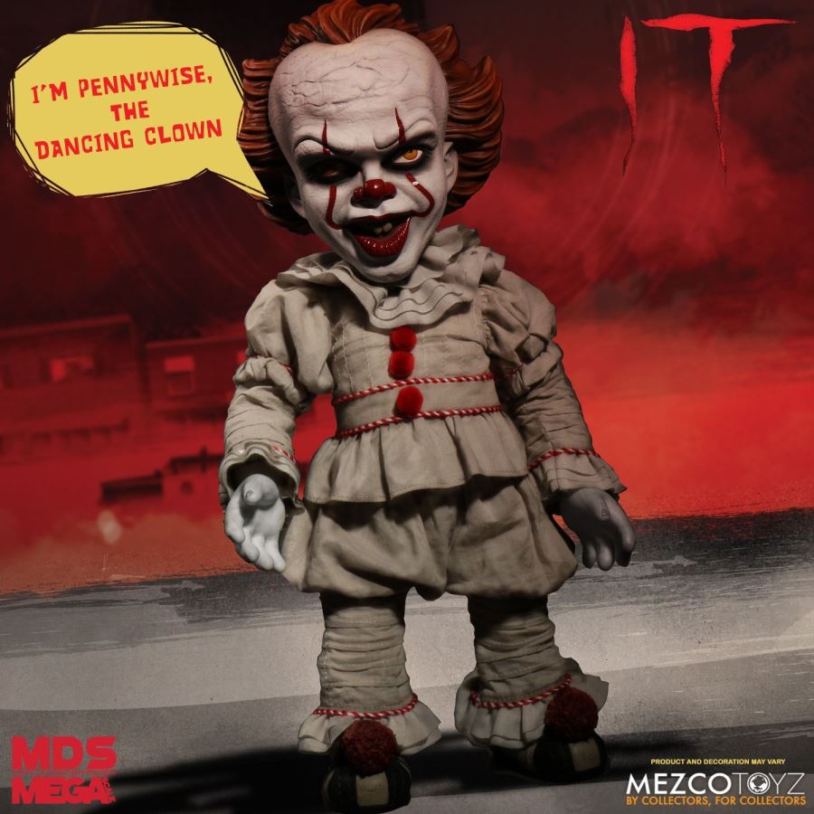 Mezco Designer Series Mega Scale Talking Pennywise Figure (IT)