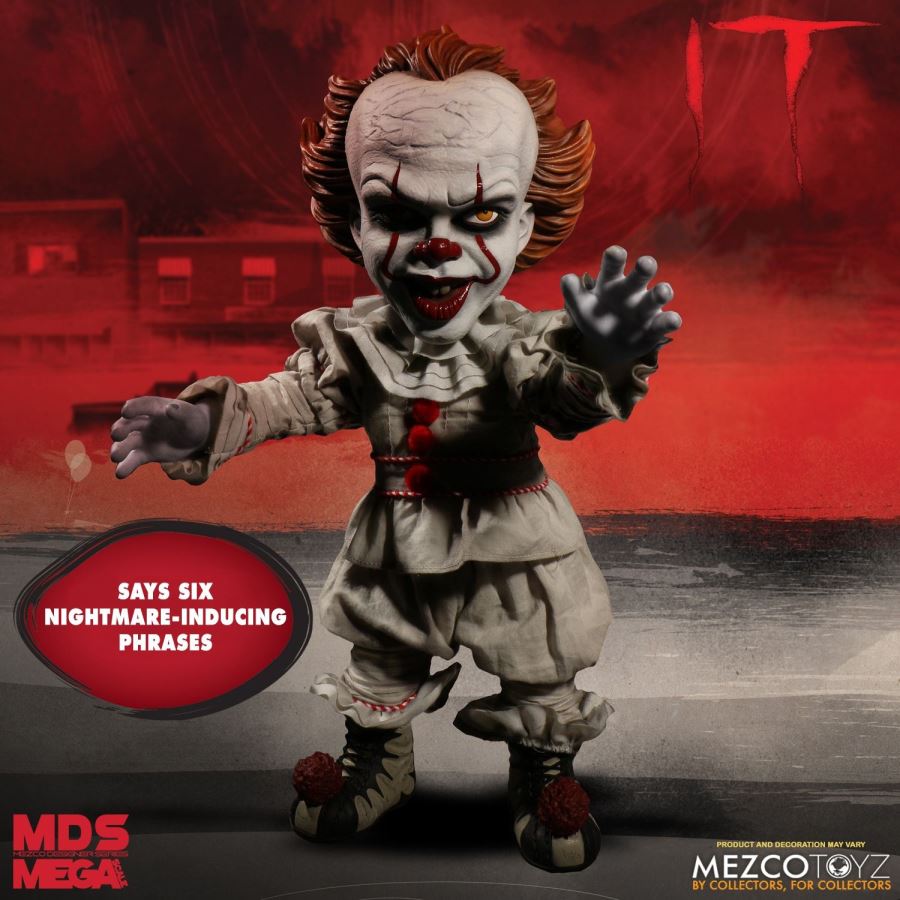 Mezco Designer Series Mega Scale Talking Pennywise Figure (IT)