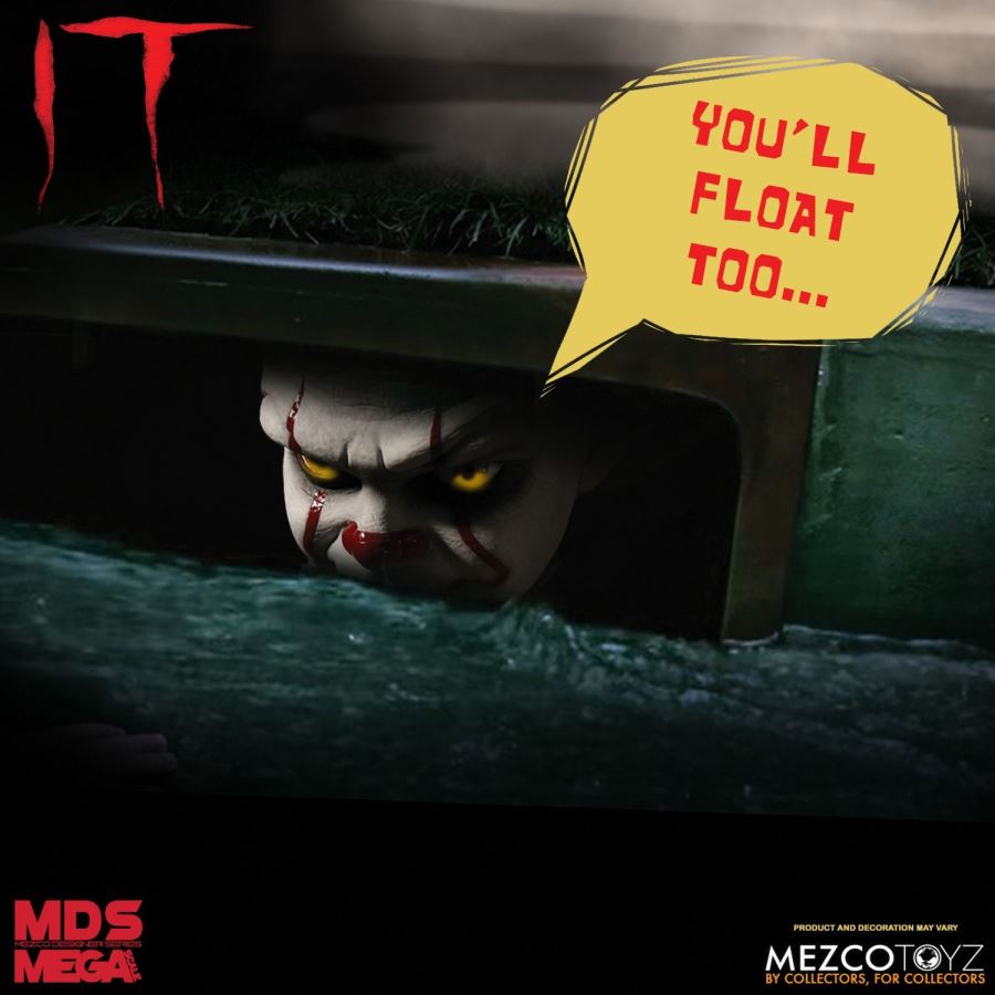 Mezco Designer Series Mega Scale Talking Pennywise Figure (IT)