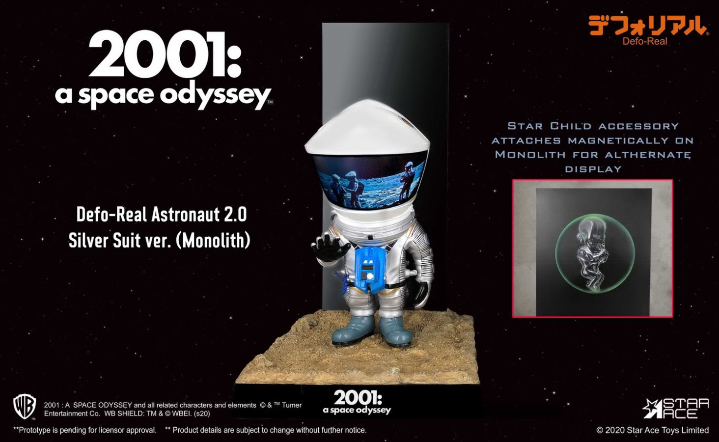 2001 A Space Odyssey : 1968-Apes & Defo-Real Astros 2.0