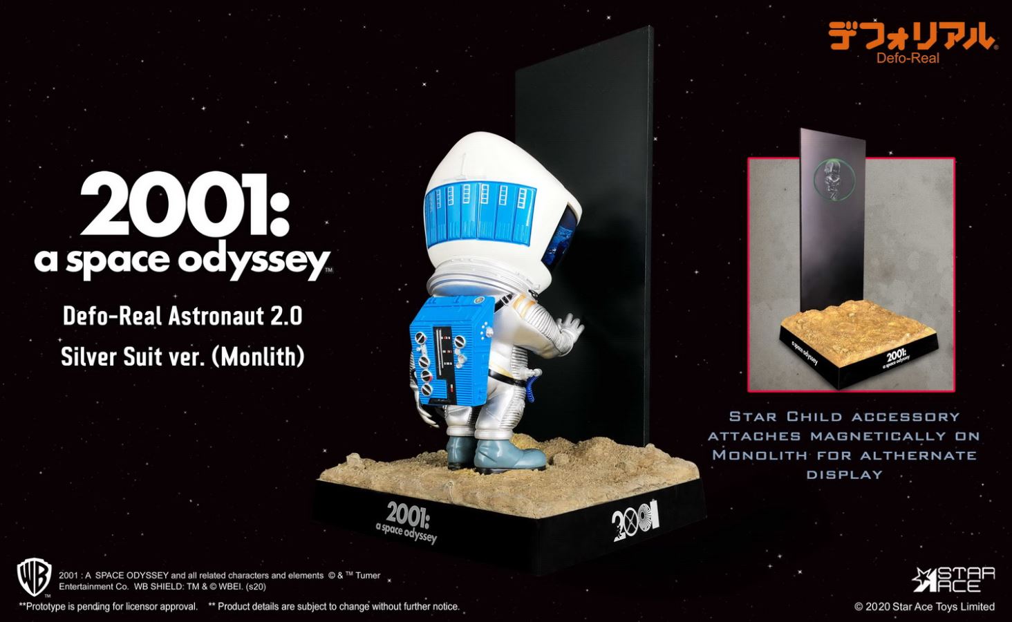 2001 A Space Odyssey : 1968-Apes & Defo-Real Astros 2.0